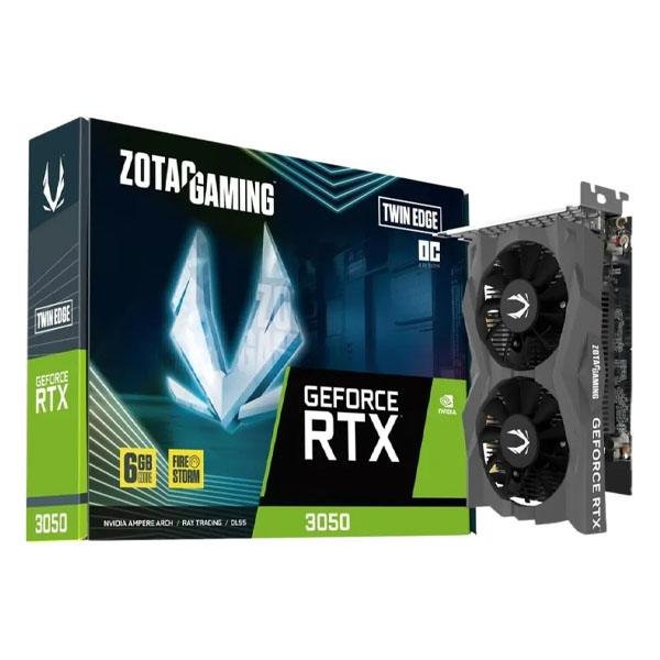 PLACA DE VIDEO ZOTAC GEFORCE RTX 3050 6GB GDDR6 TWIN EDGE OC