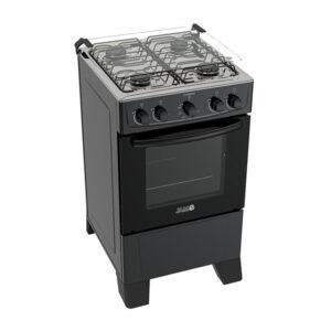 COCINA JAM ESTÁNDAR 4 HORNALLAS 50L - COLOR NEGRO