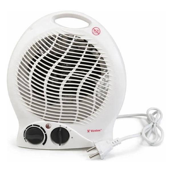 PACK 8 UNINADES - CALOVENTOR ELÉCTRICO VESTAX PORTÁTIL CON TERMOSTATO - BLANCO